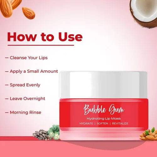 Bubblegum Lip Scrub for Bright, Soft, Hydrated Lips