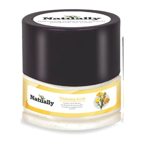 Natually Whitening Scrub - Brightens & Exfoliates For Healthy & Glowing Skin - 350g