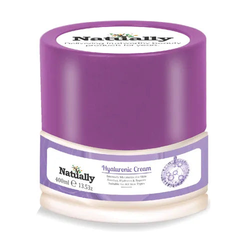 Natually Hyaluronic Cream Intensely Moisturize The Skin Soothes Hydrates & Repairs - 350g