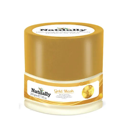 Natually Gold Mask Skin Brightening For Clear Glowing Skin- 180g