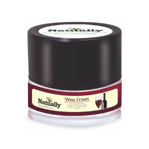Natually Wine Massage Cream - Anti Ageing Miracle- 180gms