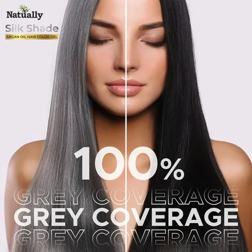 Natually Silk Shade -Argan Oil Hair Color Gel& Ammonia Free-500ml*2
