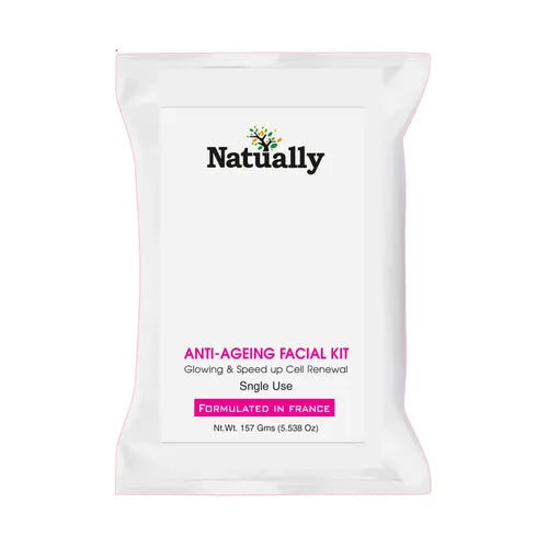 Natually Anti Ageing Facial Kit – Professional Anti-Ageing Skincare for Youthful Glow, Firmness
