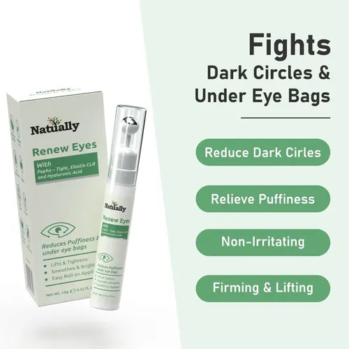 Natually Renew Eyes Roll-On – Puffiness, Dark Circles & Lift Care