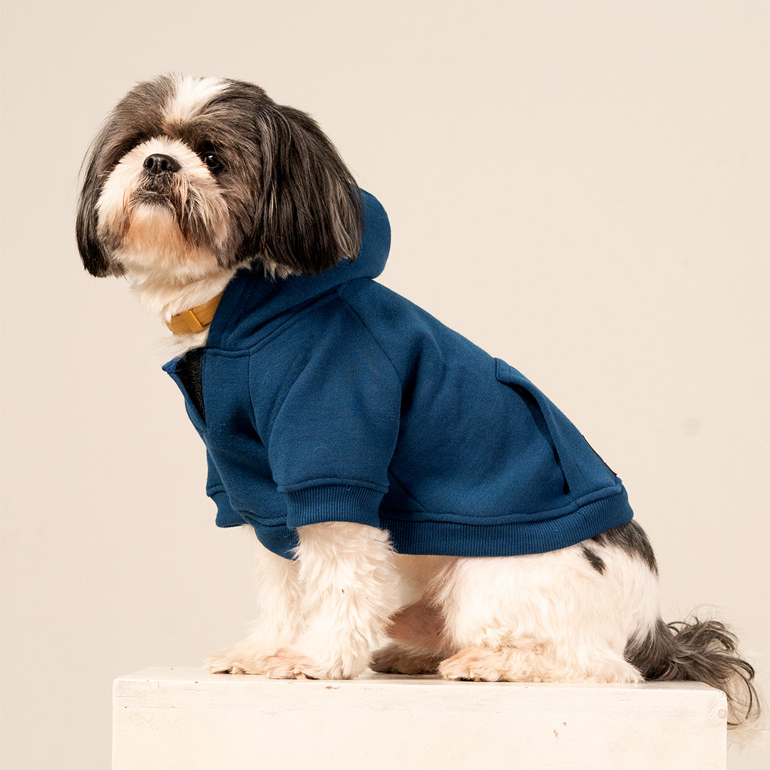 Blue Breeze Hoodie – Cool Blue Fleece Pet Hoodie