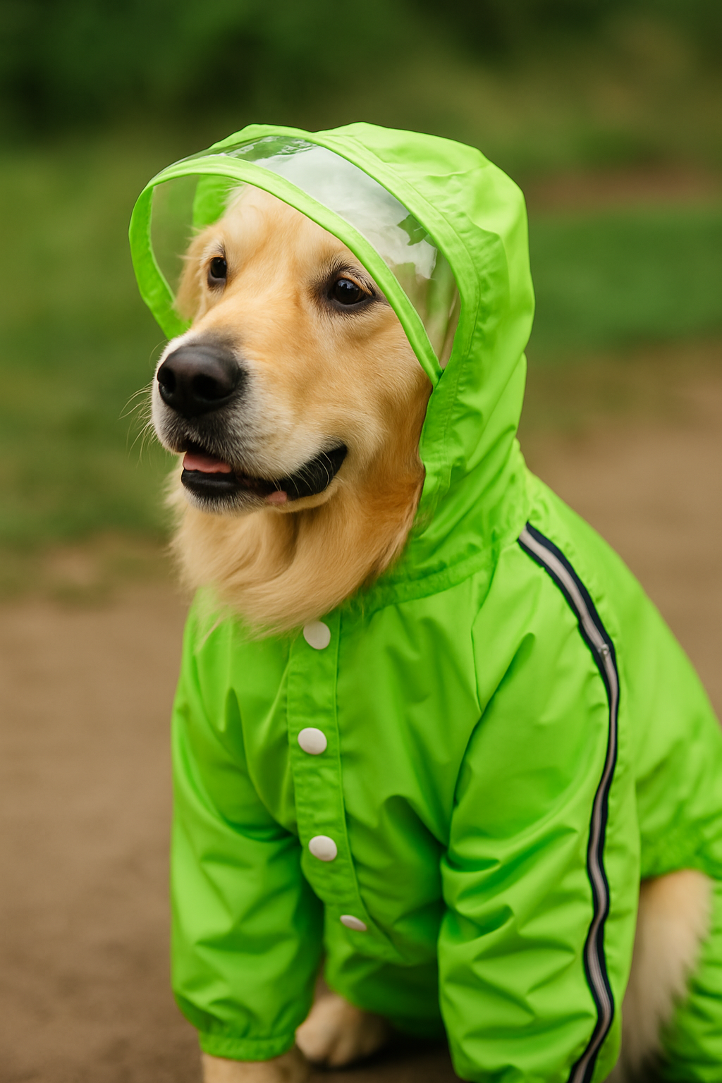 Furryfits Neon Raincoat
