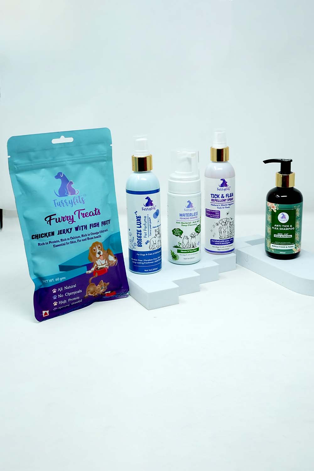 FurryFits Grooming & Protection Combo – Clean, Shield & Reward Naturally