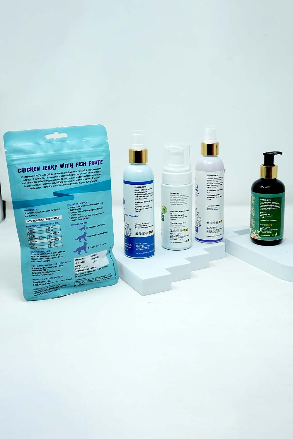 FurryFits Grooming & Protection Combo – Clean, Shield & Reward Naturally