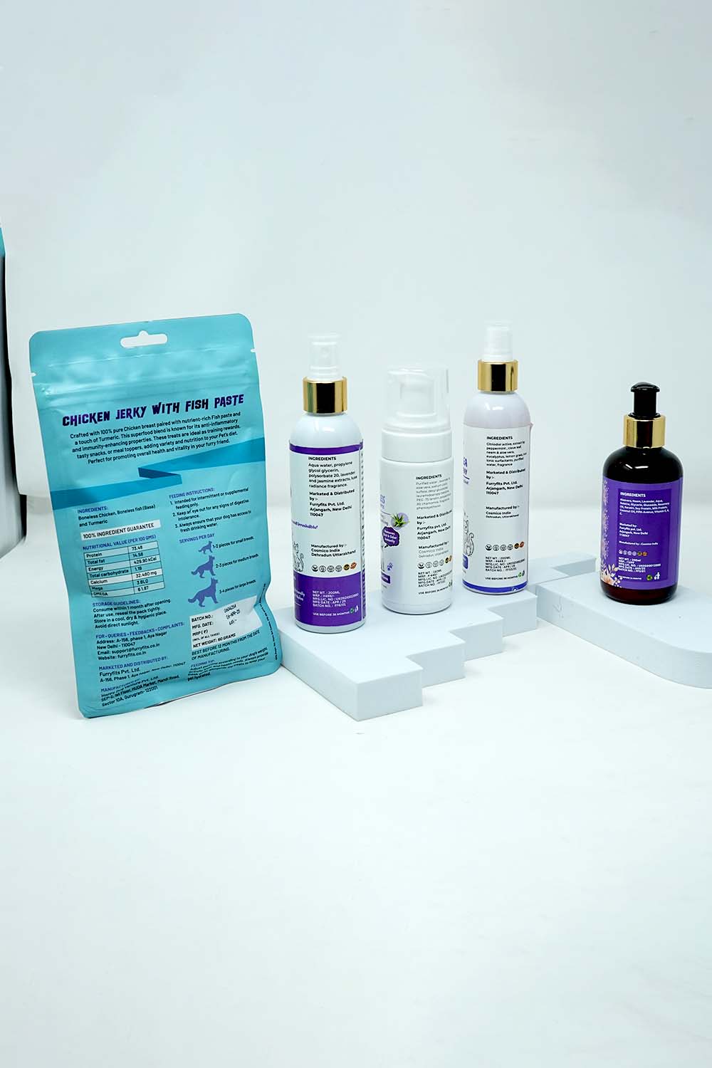 FurryFits Total Care Combo – Treat, Cleanse, Fragrance & Flea Shield