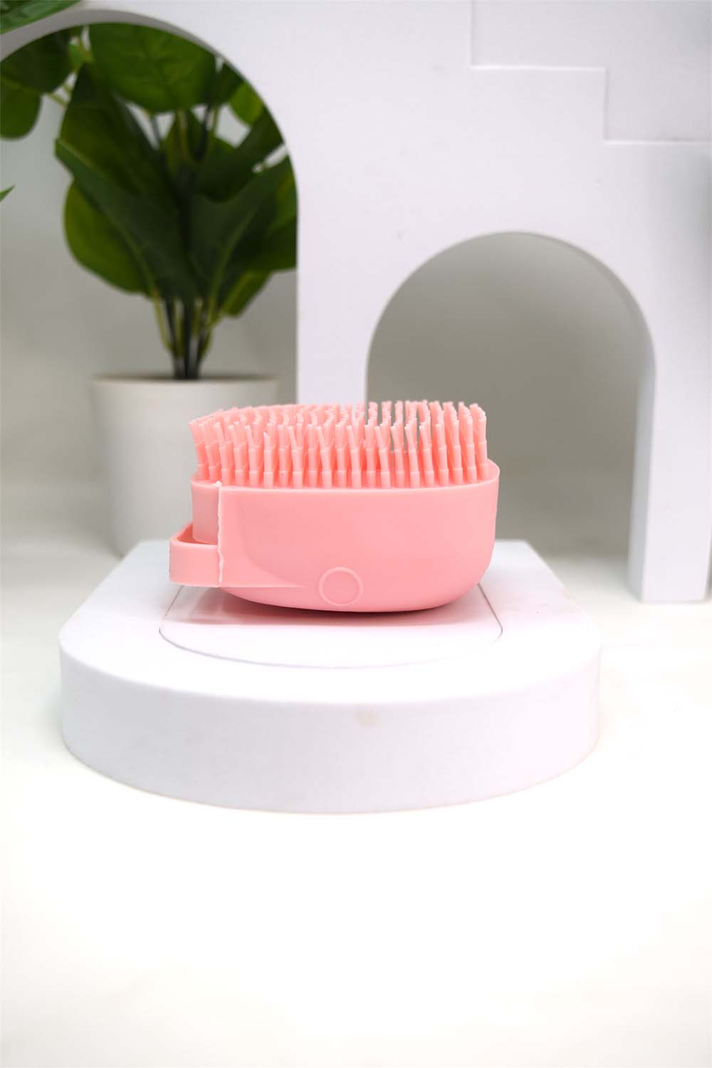 Pet Grooming Brush with Pet Shampoo Dispenser - Easy to Use by FurryFits