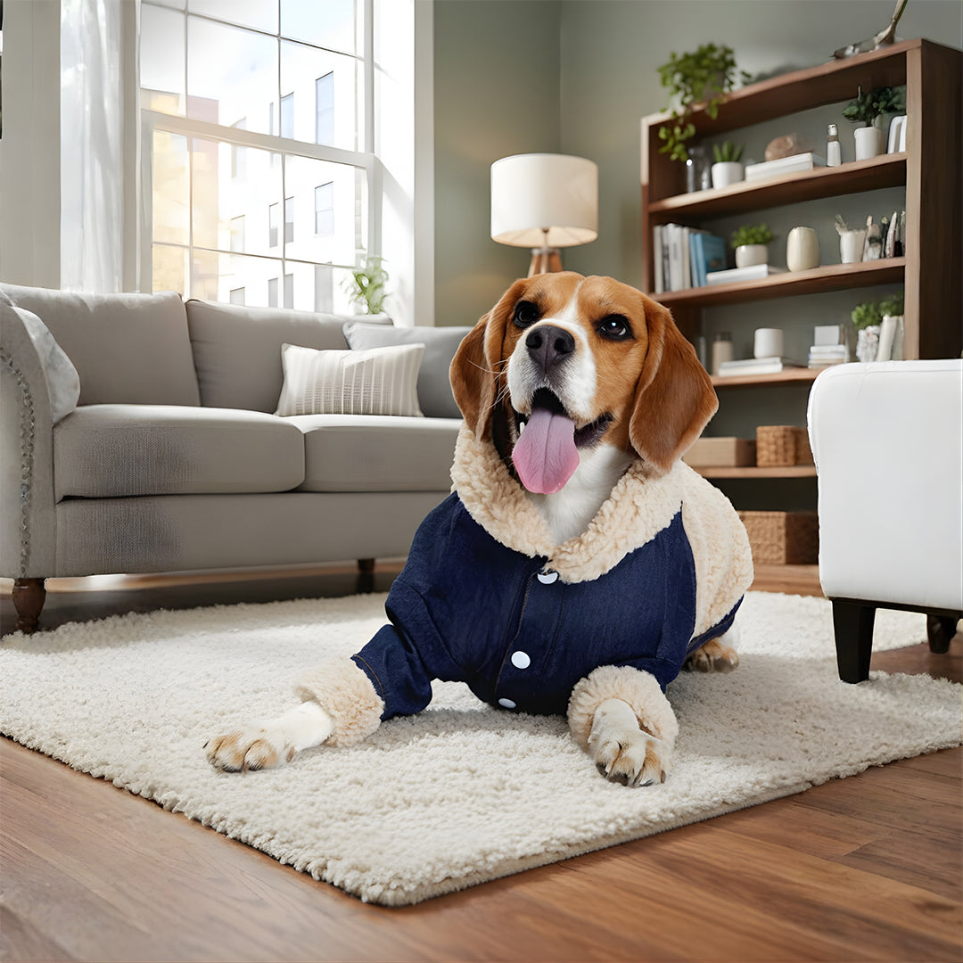 Furryfits Cool Dog Denim Jacket – Stylish & Comfortable Casual Wear