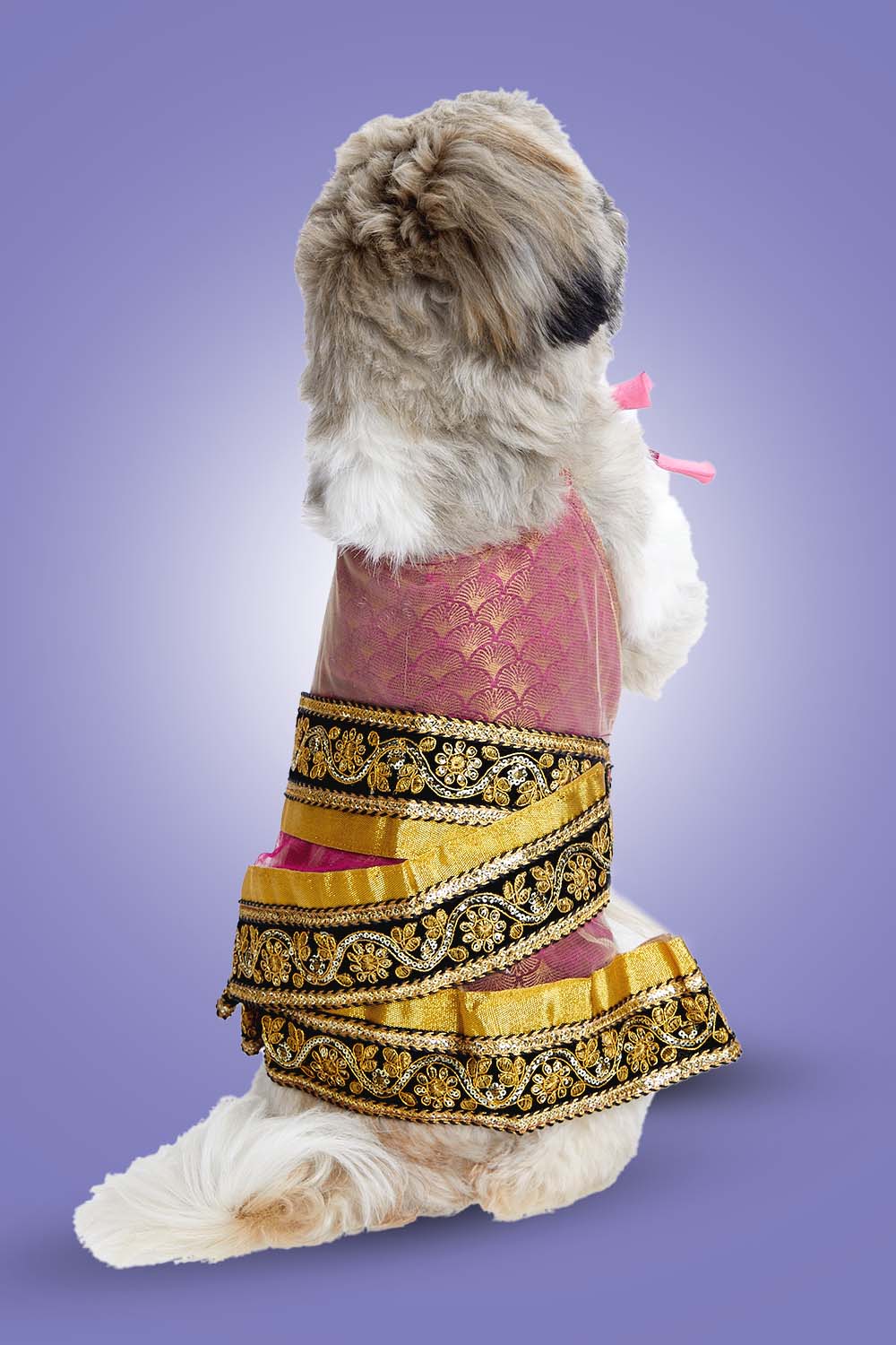 Furryfits Festive Diva Dog lehenga – Elegant & Stunning Traditional Wear