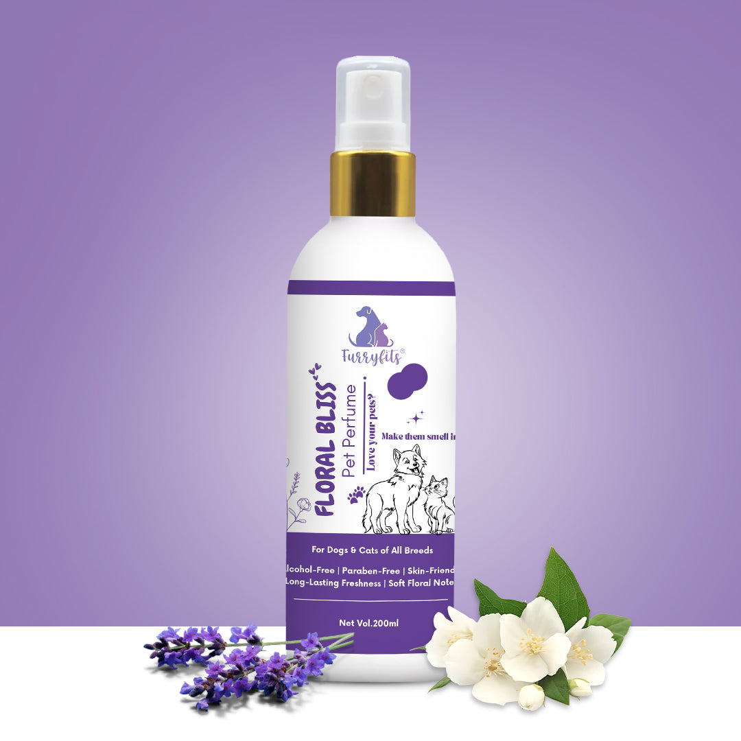 FurryFits Floral Bliss Perfume - Long-Lasting Pet Fragrance